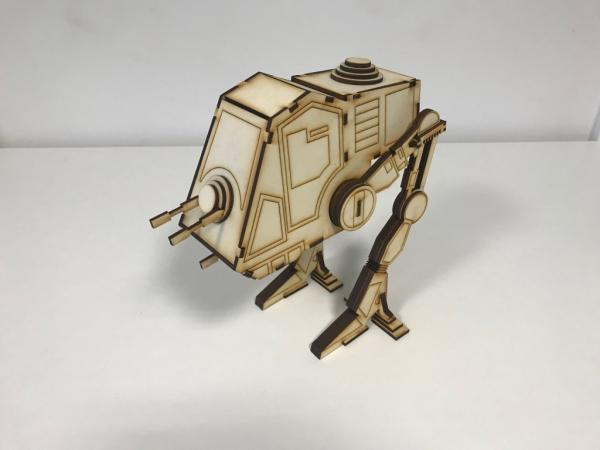 Star Wars - AT-AP Walker als 3D Laser Cut Modell - top view